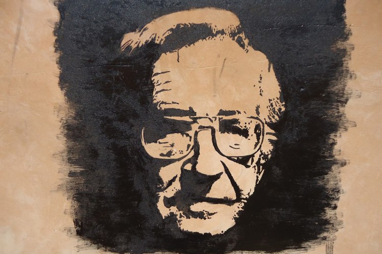 chomsky mural